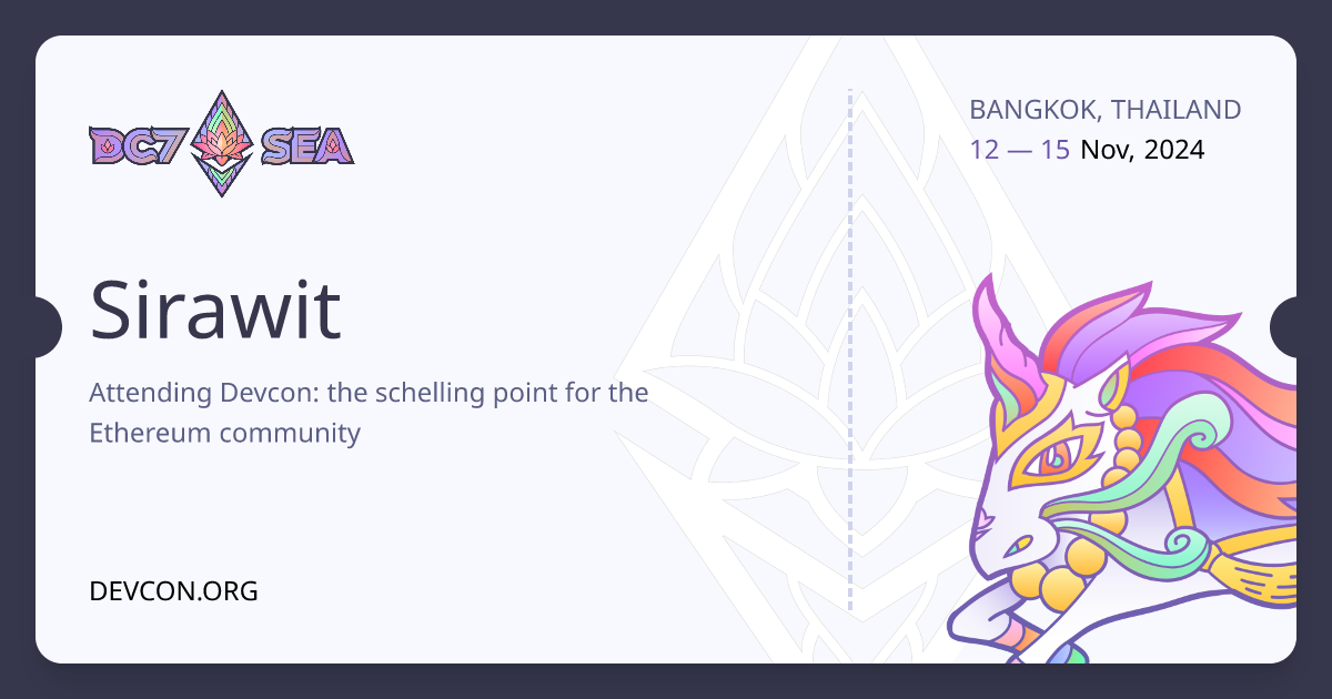 Join me @ Devcon 8 India